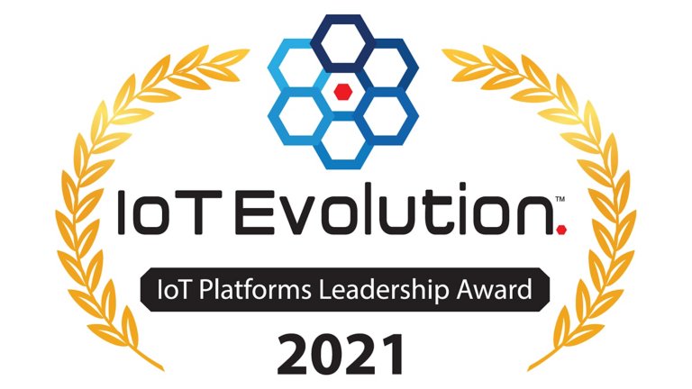 2021 年 IoT Evolution 奖项徽标