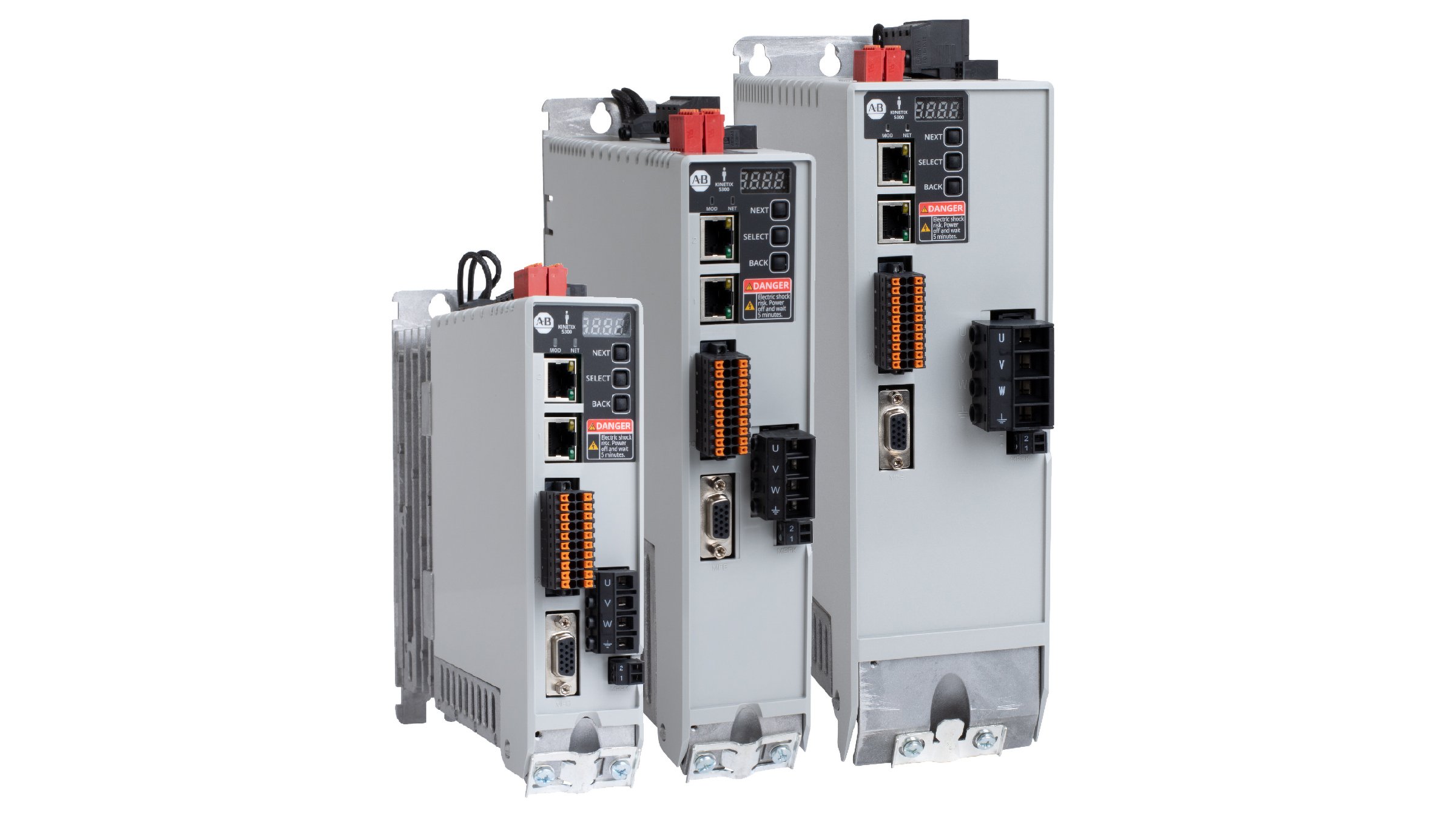 Allen‑Bradley Bulletin 2198 Kinetix 5300 Single-axis EtherNet/IP Servo Drives provide integrated motion on EtherNet/IP