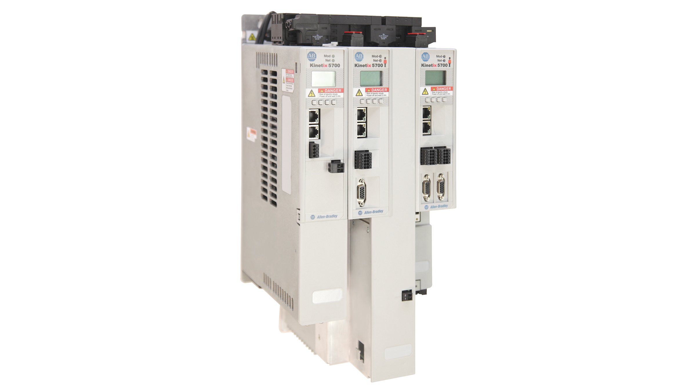 Die Allen-Bradley-Kinetix®-5700-Servoantriebe der Serie 2198 erweitern den Nutzen von Integrated Motion on EtherNet/IP auf große individualisierte Maschinenbauanwendungen.