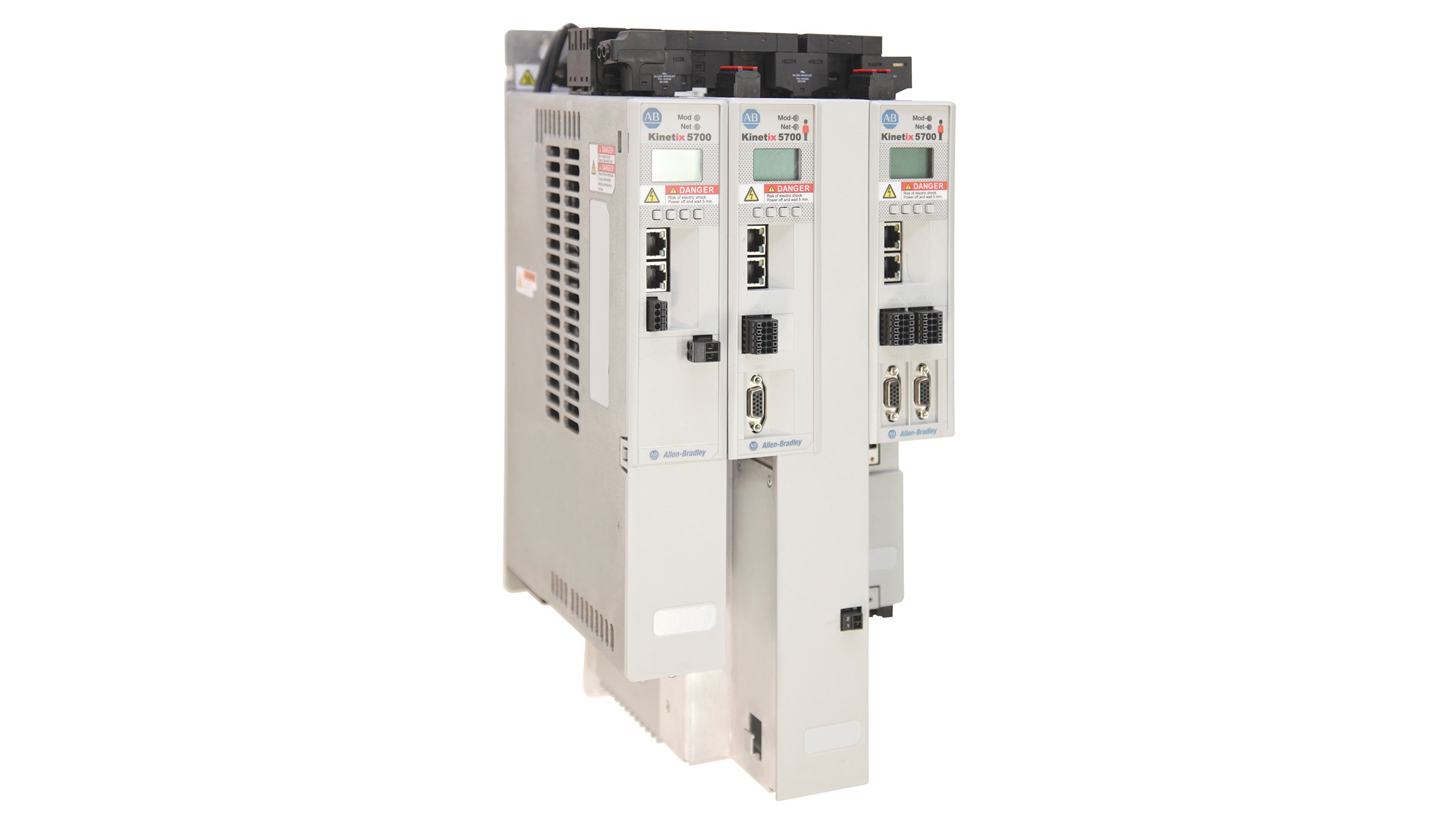 Allen‑Bradley Bulletin 2198 Kinetix® 5700 Servo Drives help expand the value of integrated motion on EtherNet/IP to large custom machine builder applications.