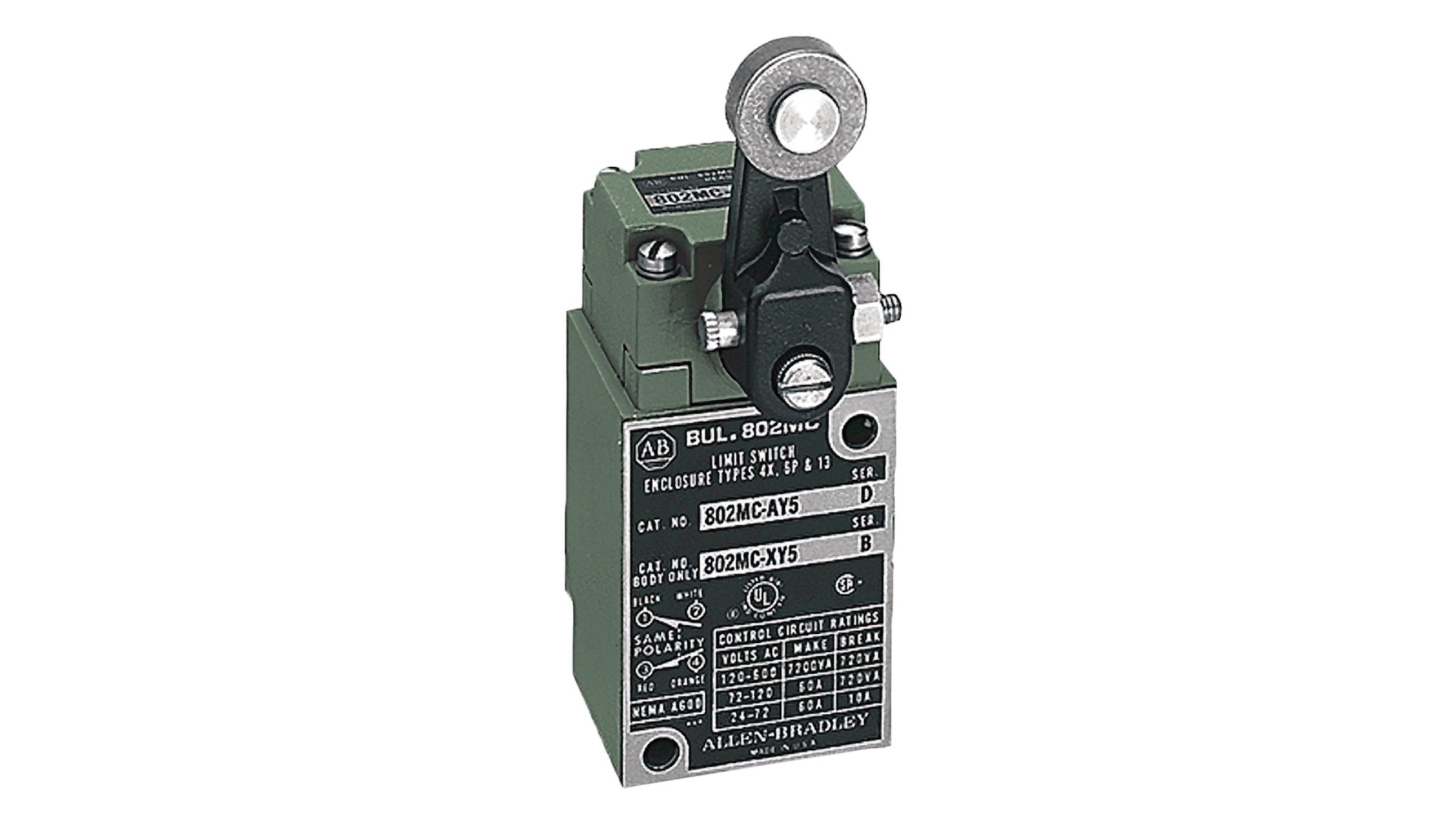 802MC Corrosion Resistant Limit Switches | Allen-Bradley