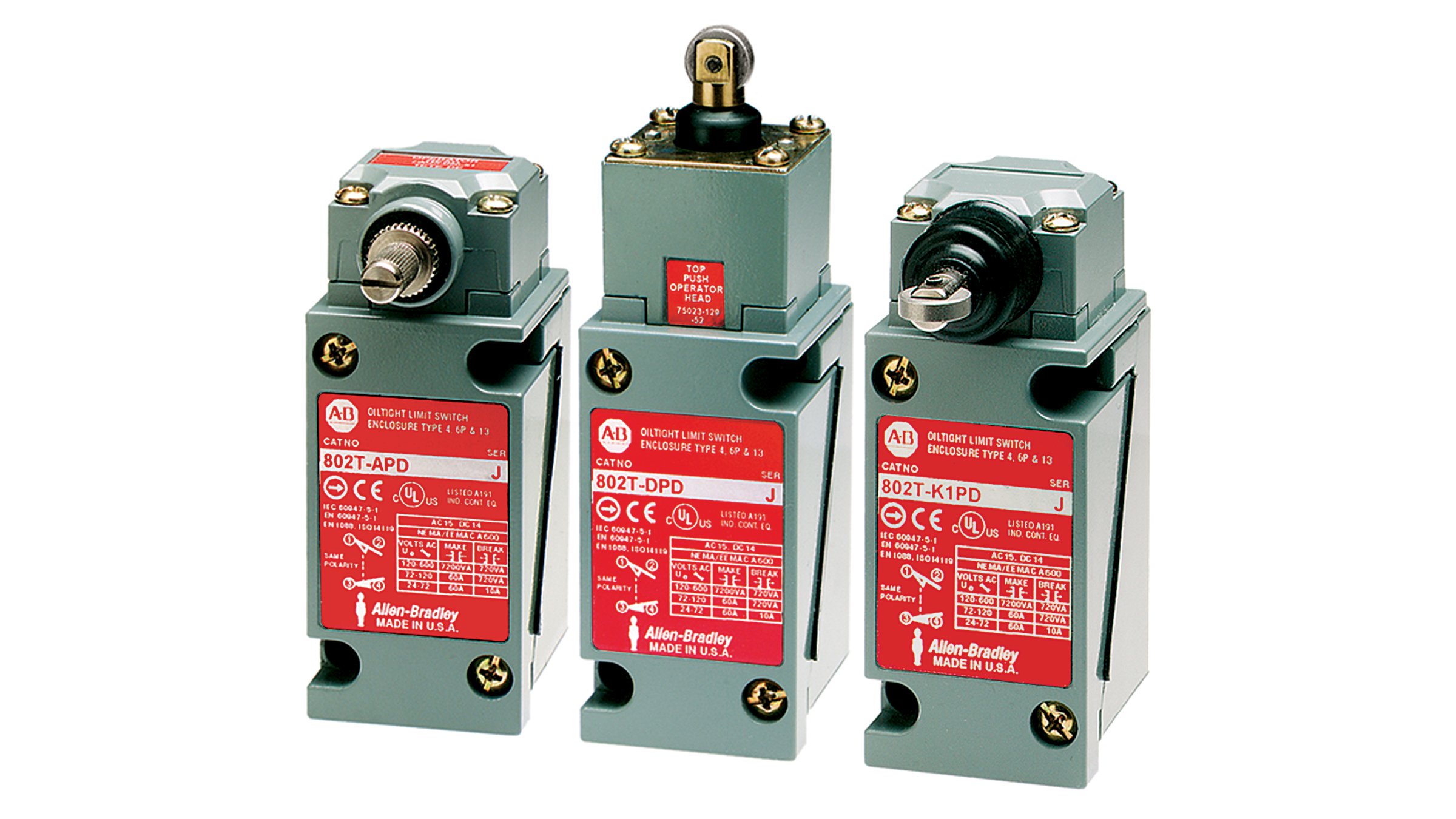 NEMA Style Safety Limit Switches AllenBradley