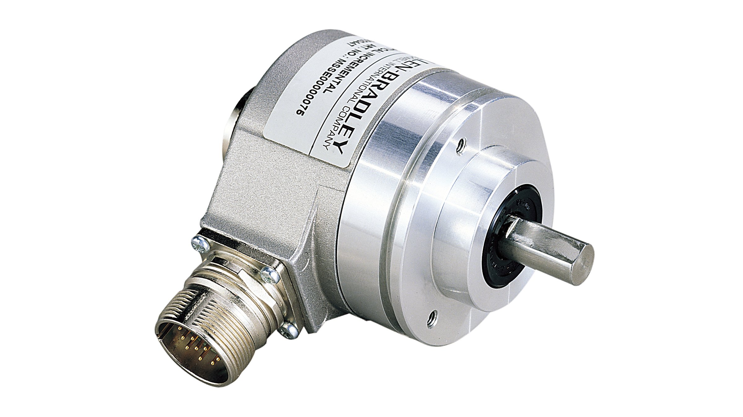 Allen‑Bradley Bulletin 842A Multi-turn Magnetic Encoder is a 24-bit absolute multi-turn shaft encoder.