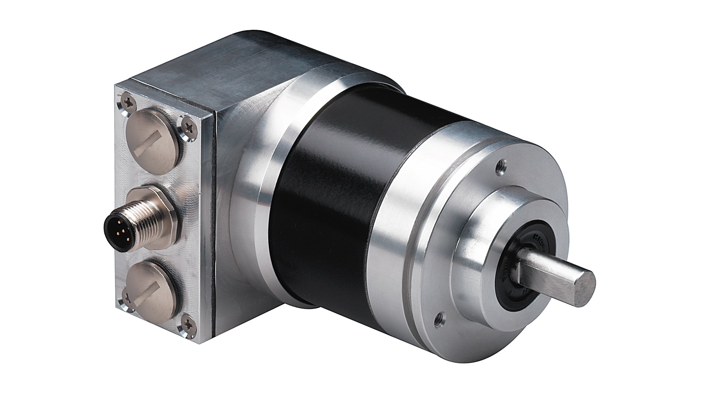 Beim Allen-Bradley-DeviceNet™-Drehmagnet-Encoder der Serie 842D handelt sich um einen 26-Bit-Dreh-Absolut-Encoder für Wellen, der direkt an DeviceNet angeschlossen ist.