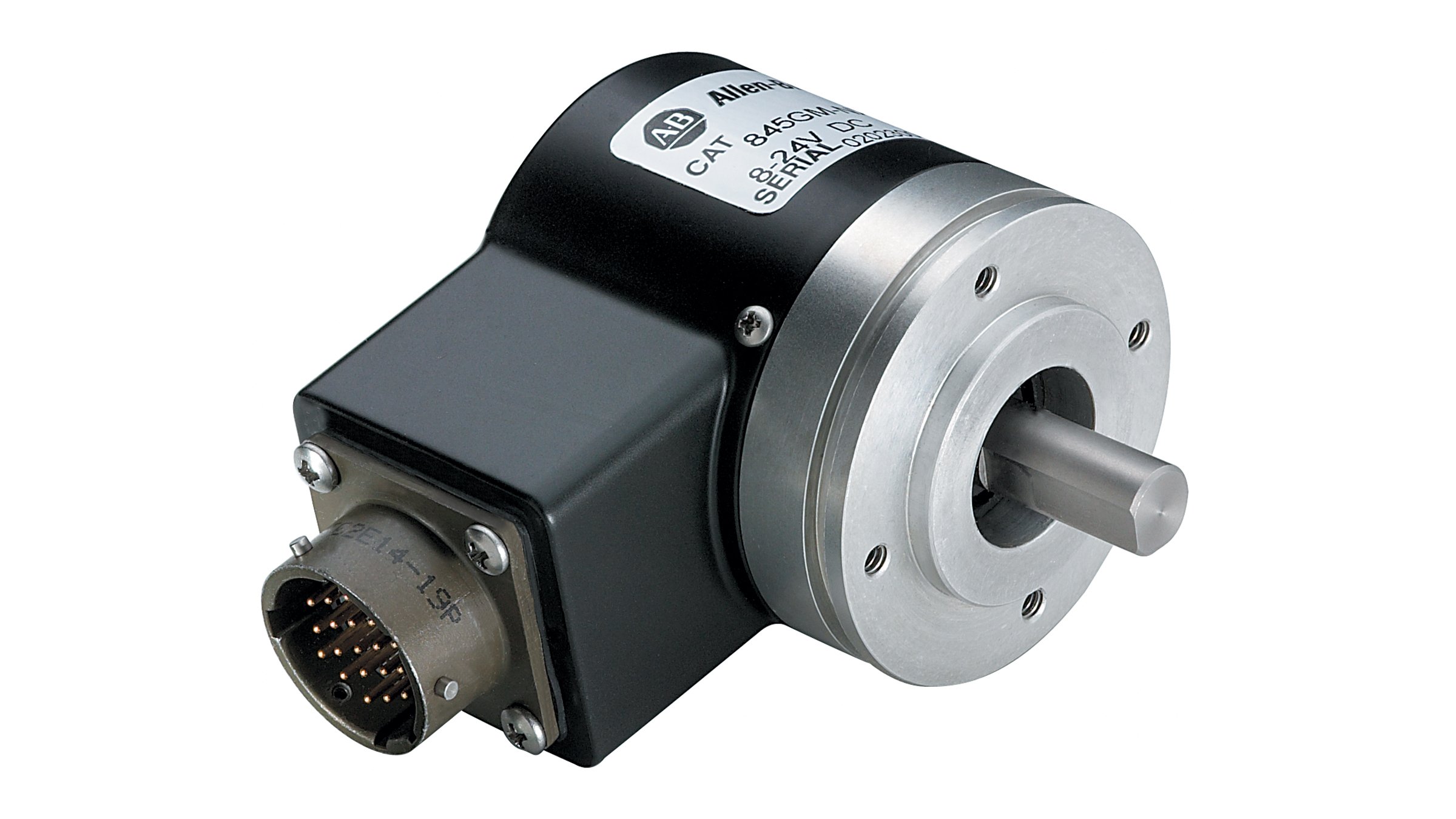 L’encoder a giro singolo Allen‑Bradley serie 845GM è un encoder assoluto a giro singolo NEMA Type 4 e Type 13 che digitalizza la posizione dell’albero per letture affidabili.