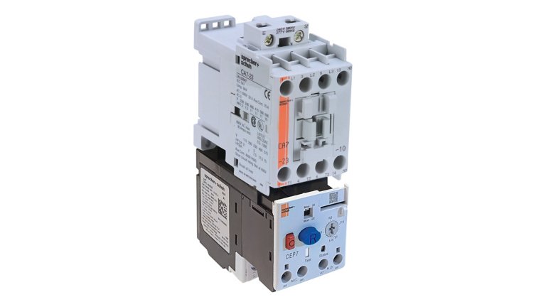Sprecher & Schuh Series CAT7 basic across the line starter with CA7 contactor and CEP7-1 overload relay protection