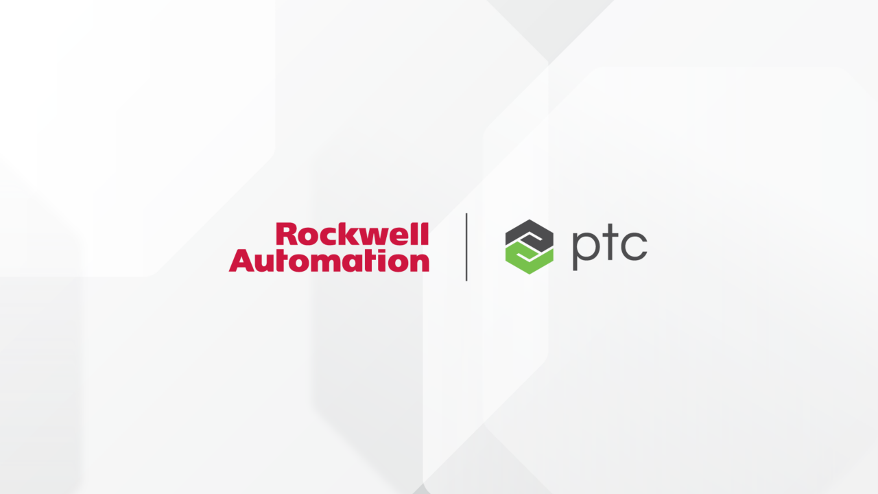 Rockwell Automation and PTC logo