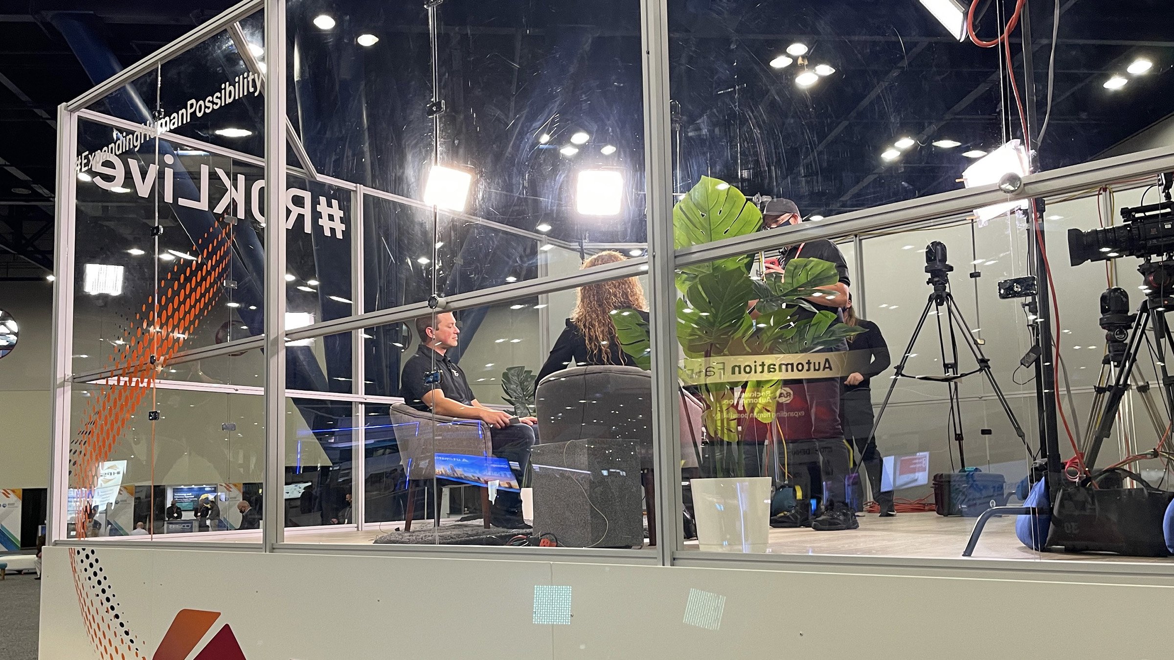 ROKLive recording booth Automation Fair 2021