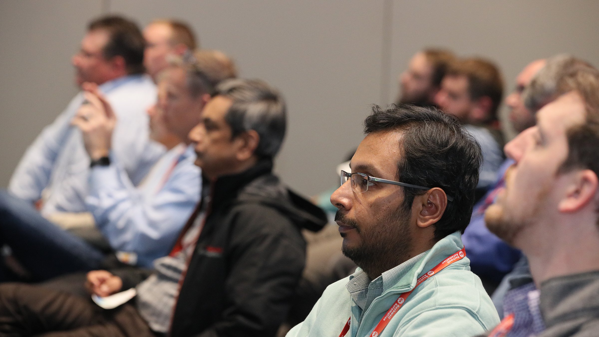 Room of attendees at an Automation Fair 2022 Tech Session