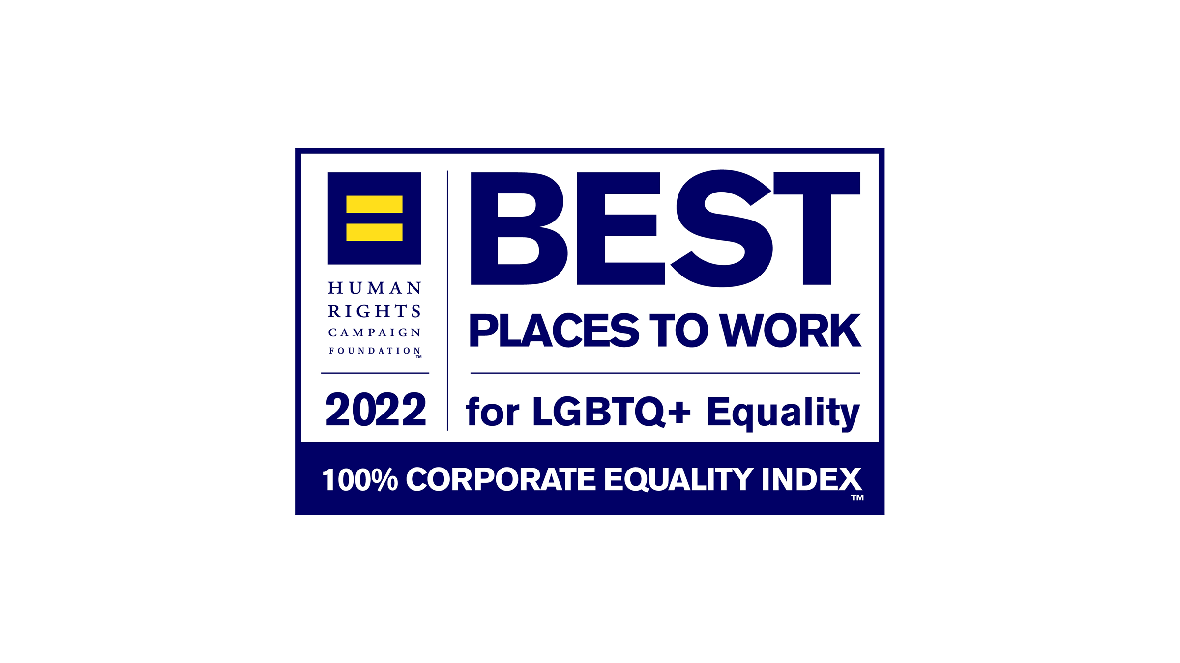 Best Places To Work for LGBTQ Equality 2022 Logo