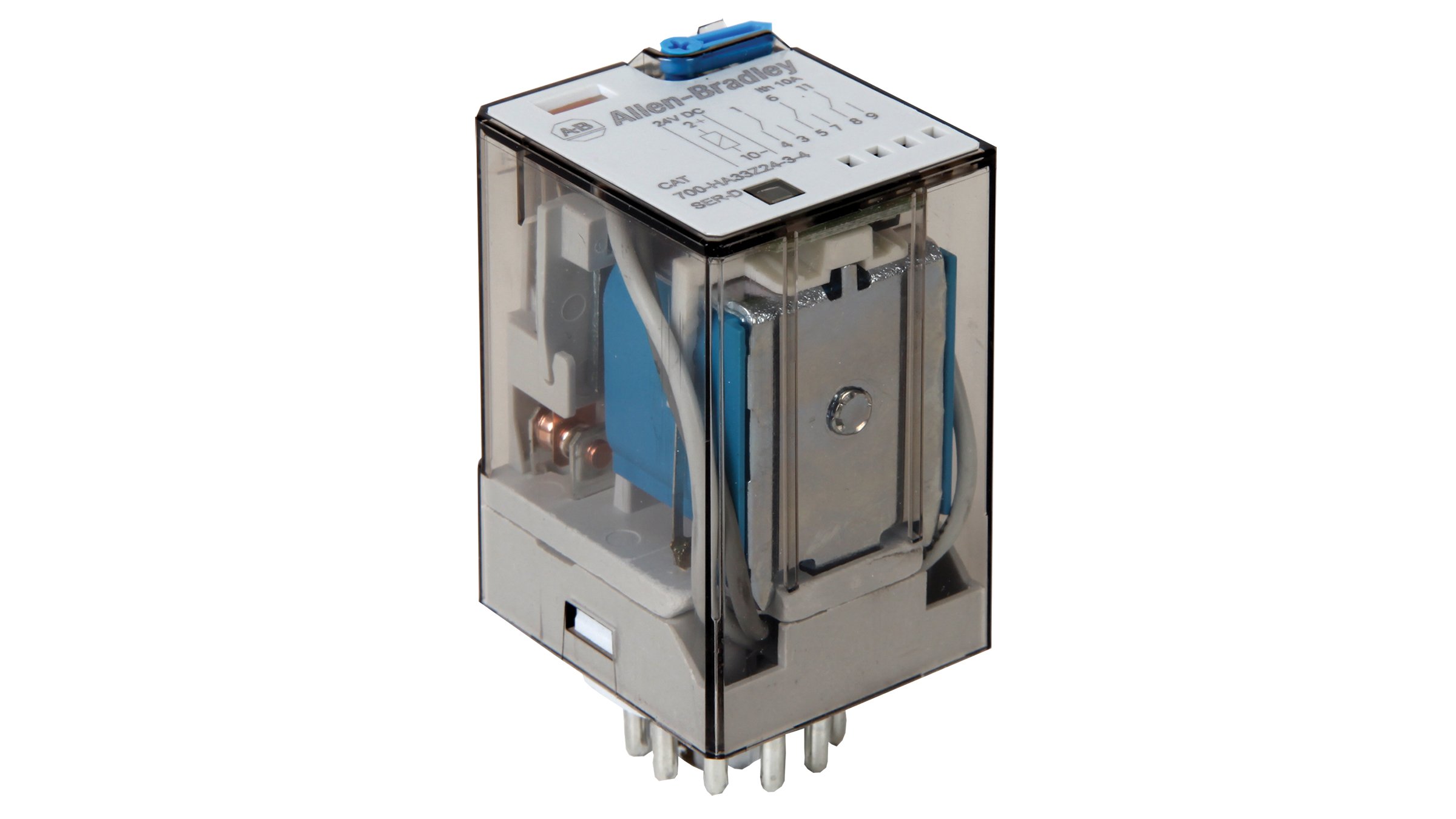 Allen-Bradley Bulletin 700-HA Tube Base Relays are general purpose relays ideally suited for applications machine tool, pulp and paper, and transportation OEMs