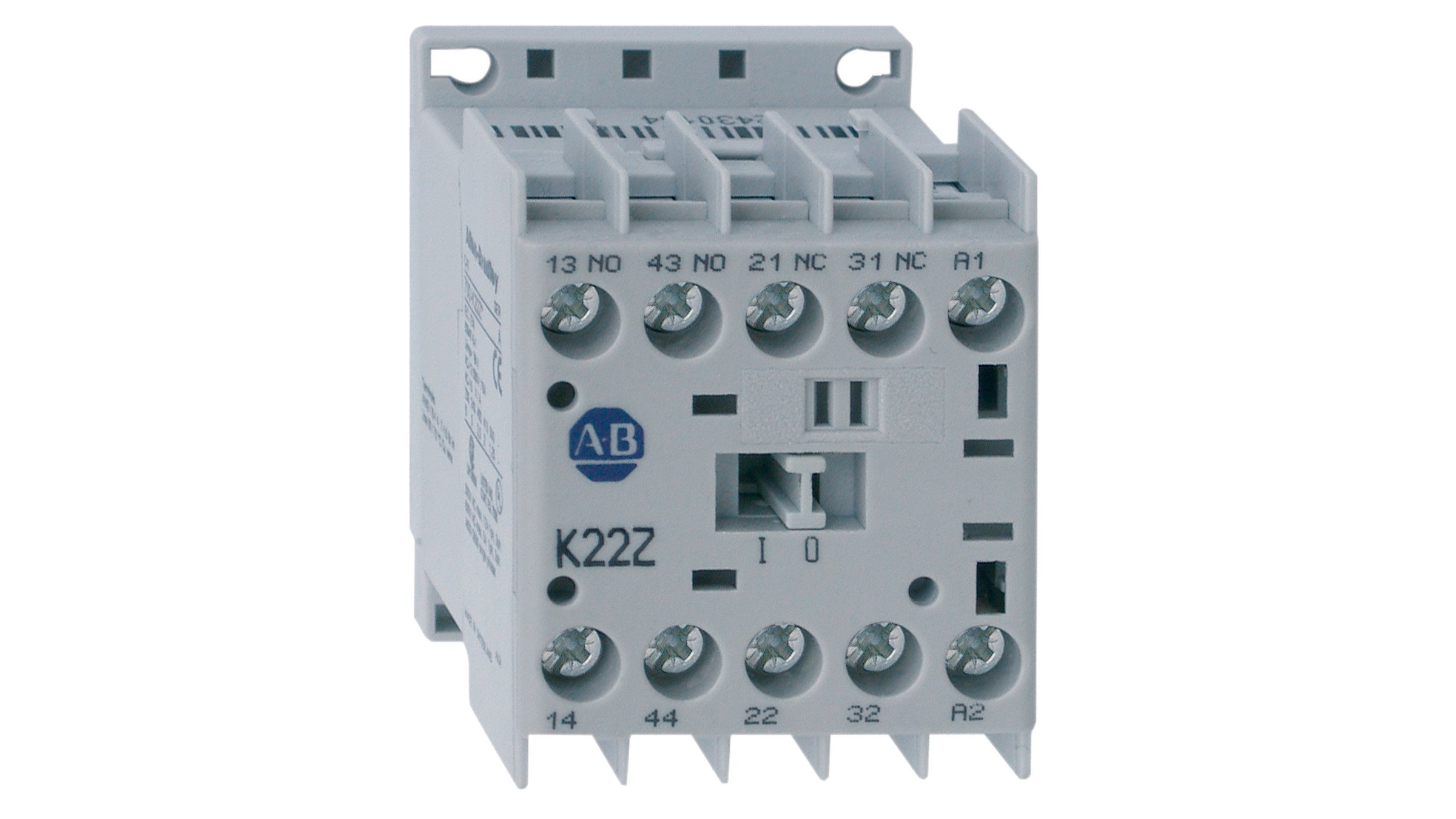 Allen-Bradley Bulletin 700-K IEC 控制继电器是体积小巧的工业继电器，能够开关低能量信号。