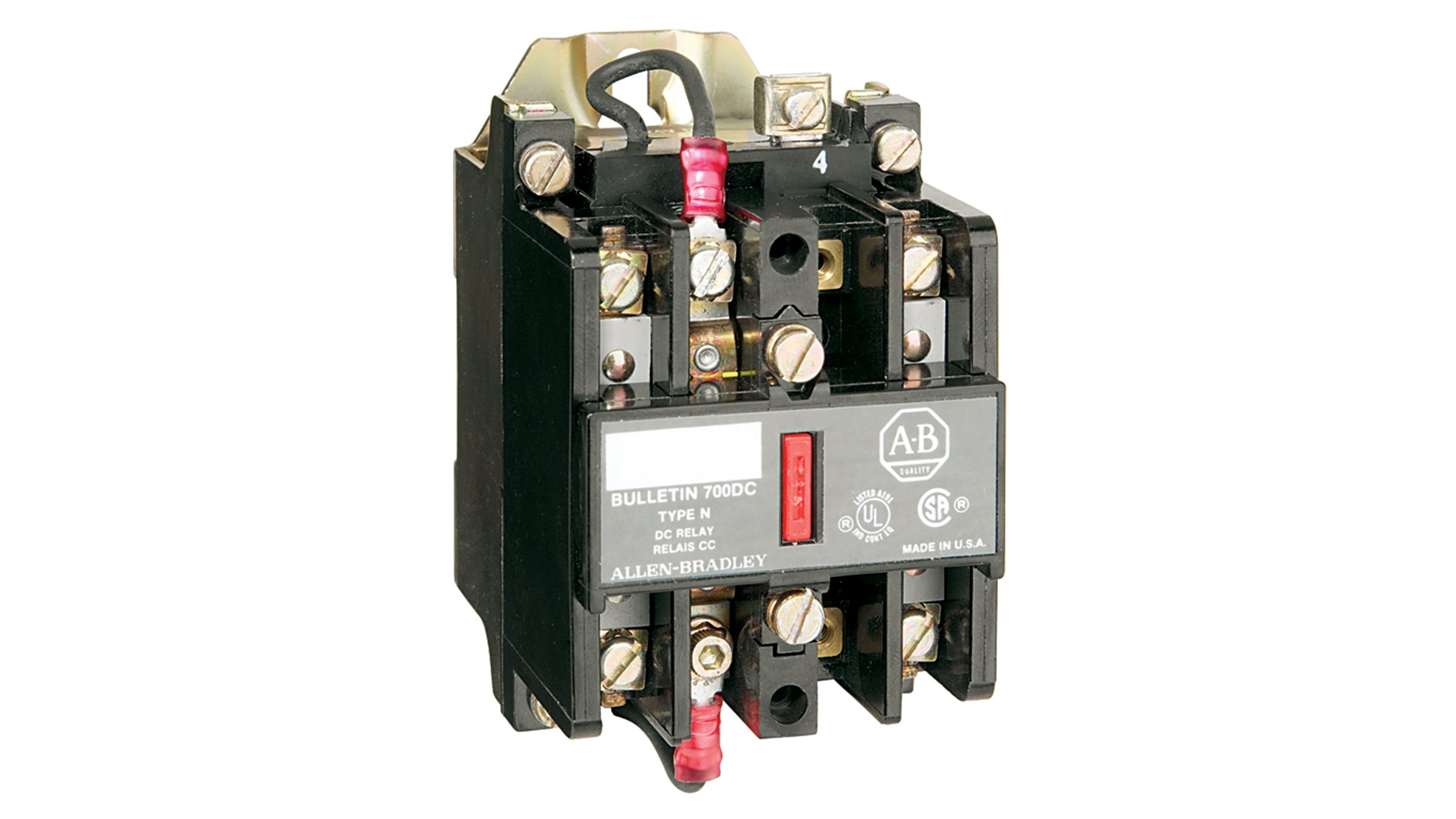 Allen-Bradley Bulletin 700-N 工业继电器是低特性高可靠性开关解决方案。