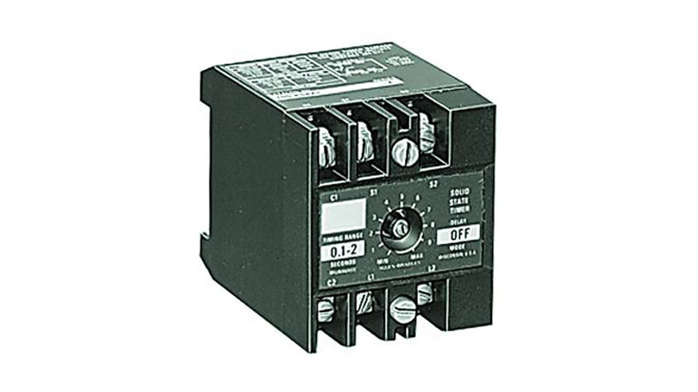 El relé de temporización de estado sólido Boletín 700-PS de Allen-Bradley es un relé de temporización de precisión de estado sólido montable.