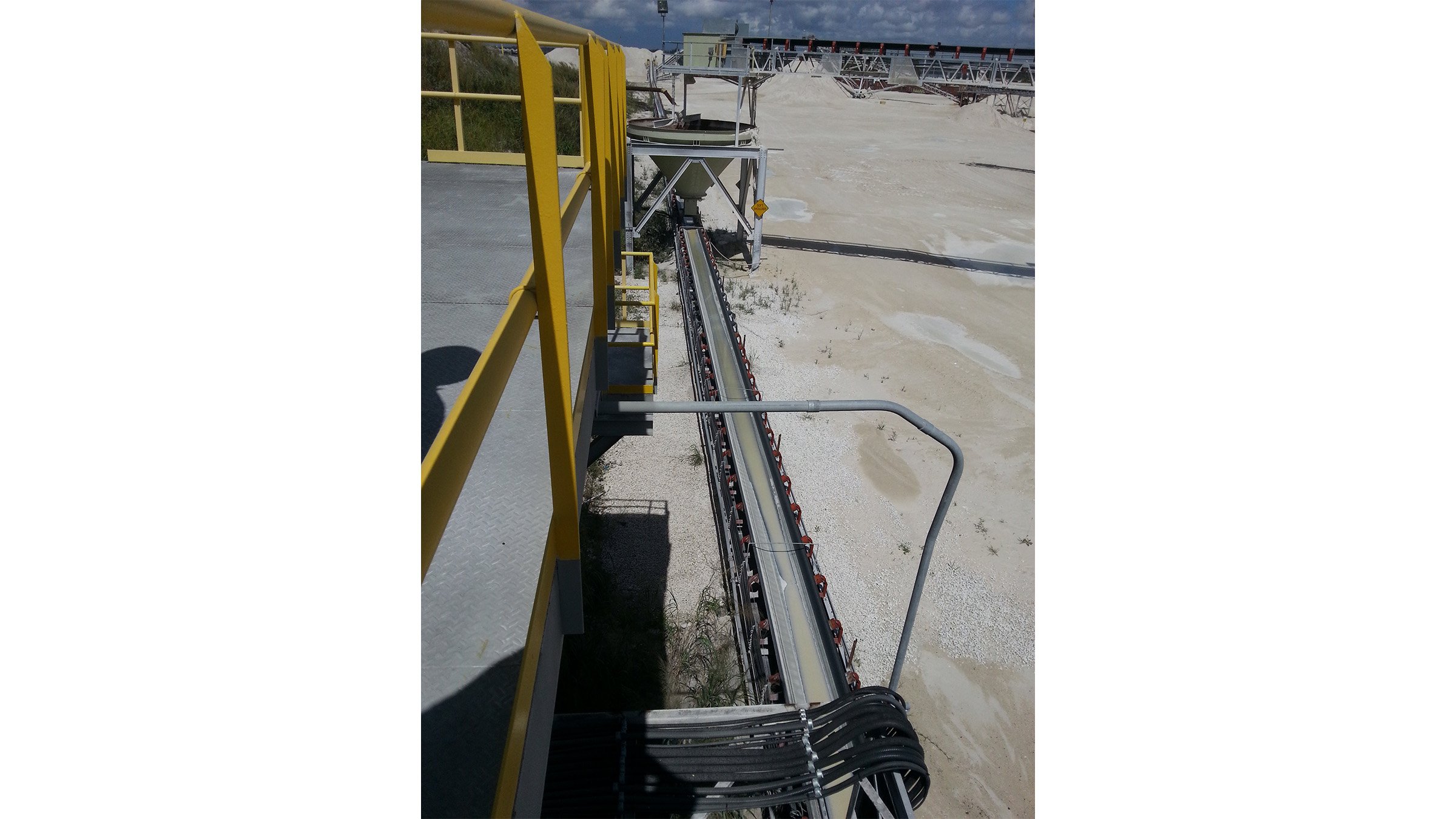 Cemex Florida cement plant conveyor run