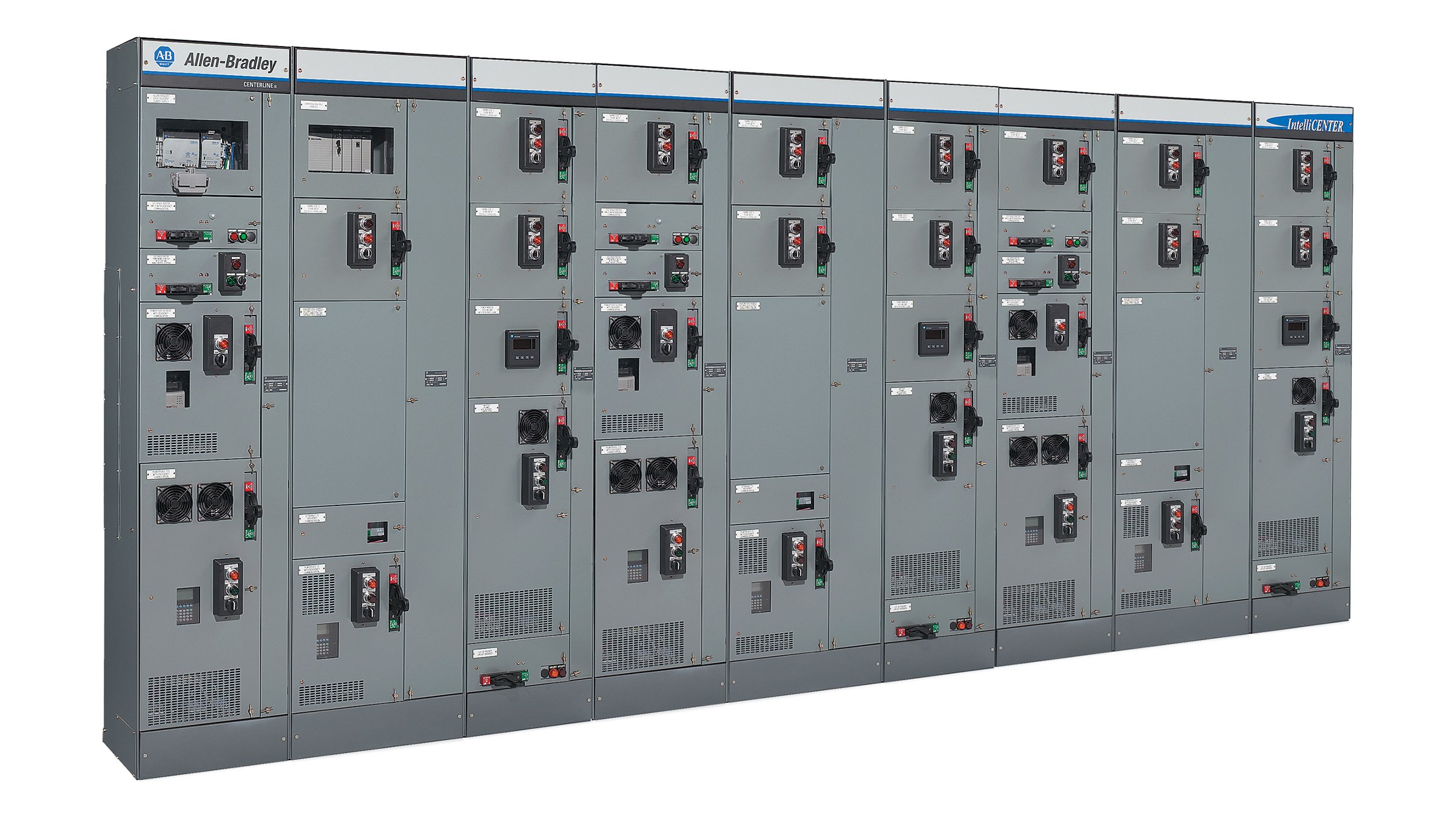 CENTERLINE 2100 电机控制中心采用 IntelliCENTER 技术，适用于工厂中的工业电机控制