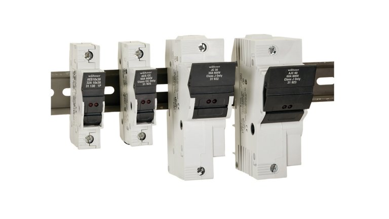 Wohner's AMBUS® EasySwitch Fuse Blocks for applications up to 60 amps.