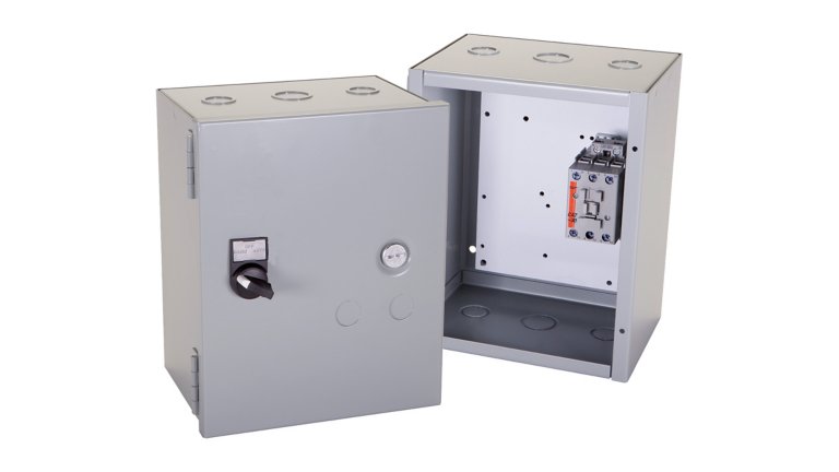 Contactors housed in a variety of enclosures