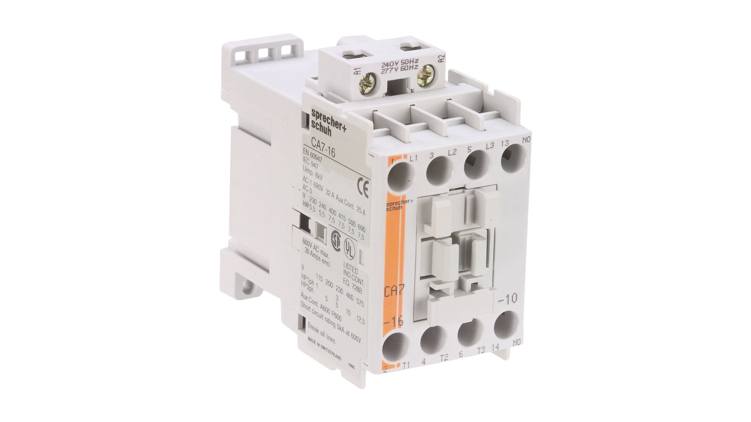 Series CA7 Contactors | Sprecher + Schuh