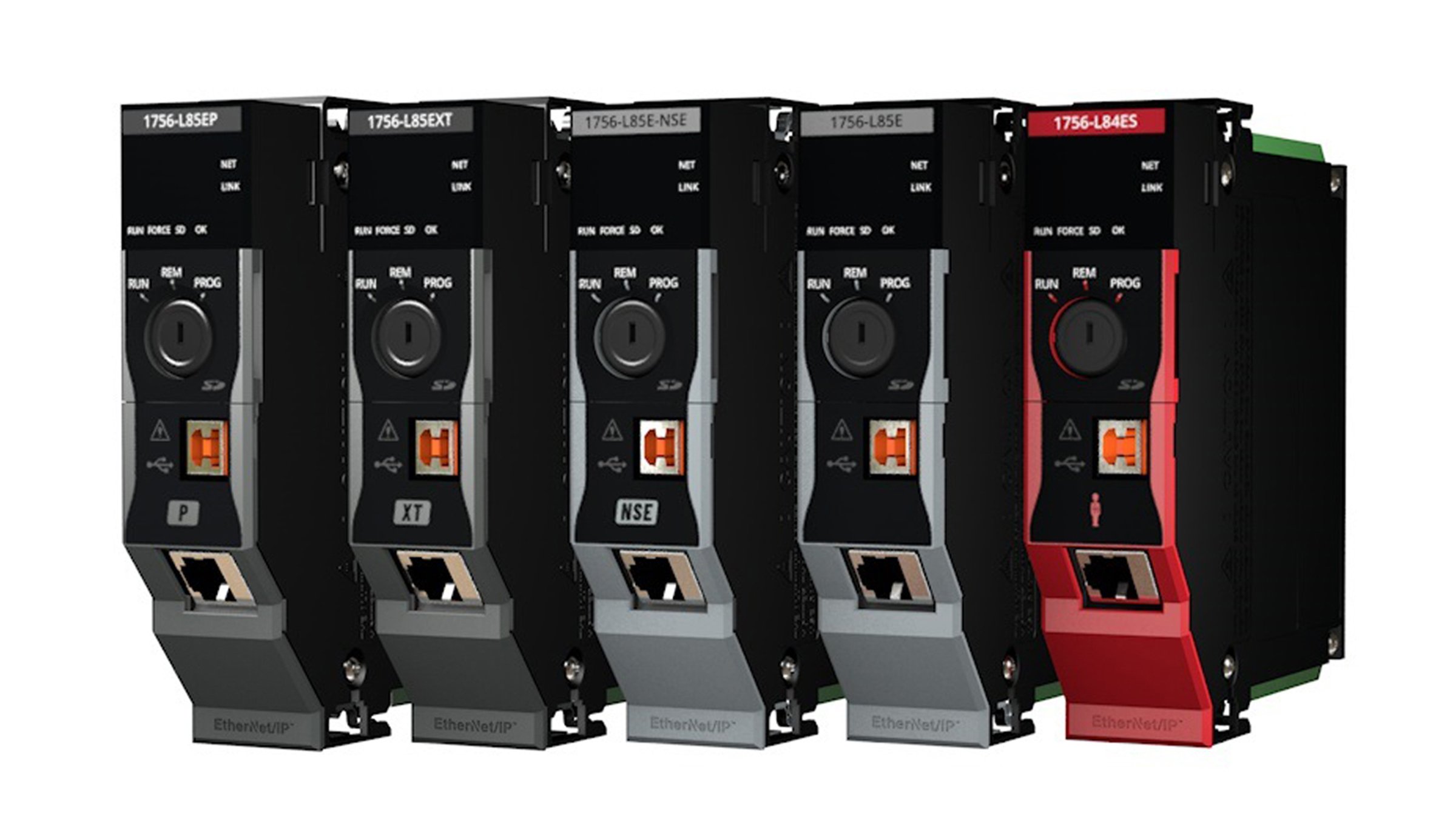 Cinco controladores de seguridad de la gama CompactLogix y GuardLogix 5580 