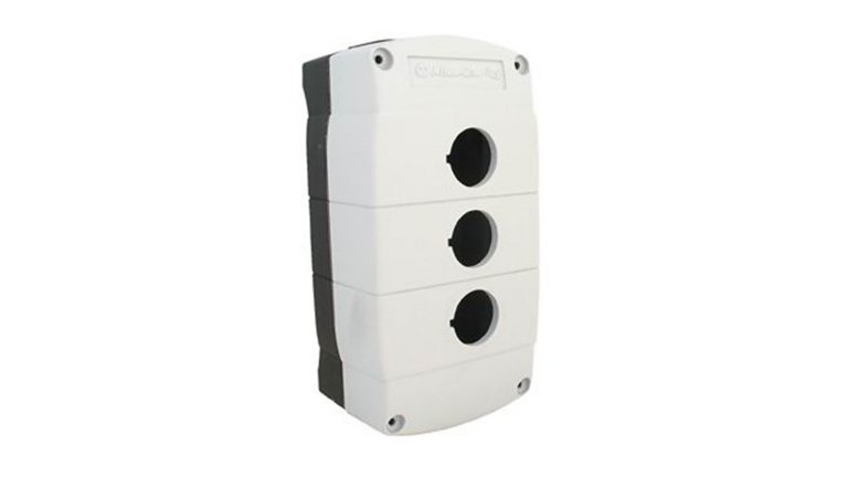 16x9-d7-3pp-3hole-pushbutton-station-gray