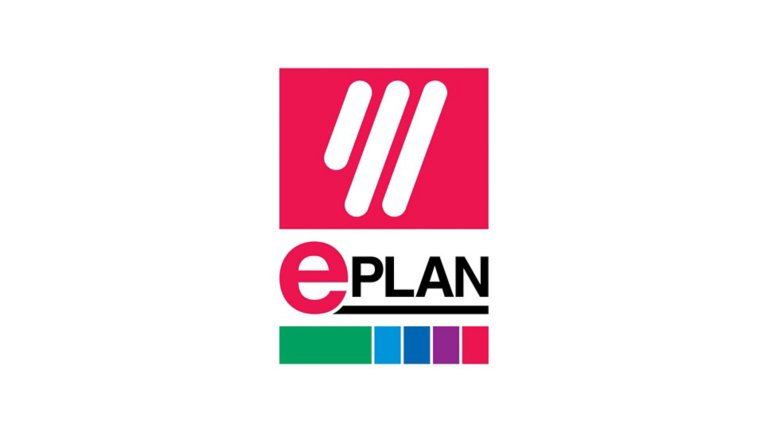 EPLAN company red, white and black logo