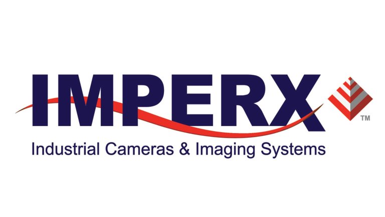 Imperx blue and red logo with tagline Industrial Camerias & Imaging Systems