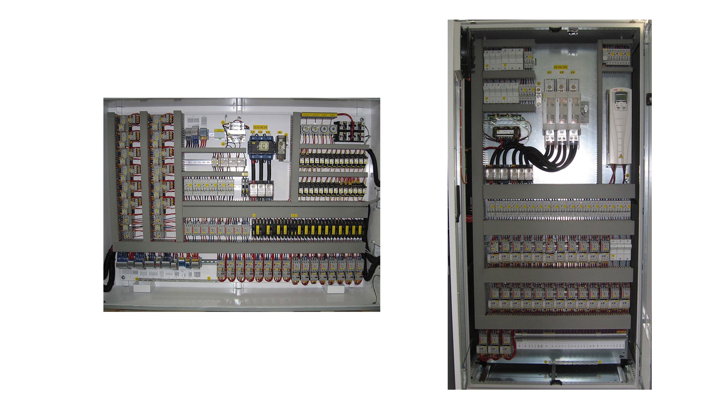 Examples of control panels using the KF7 D3CC Fuse Holders