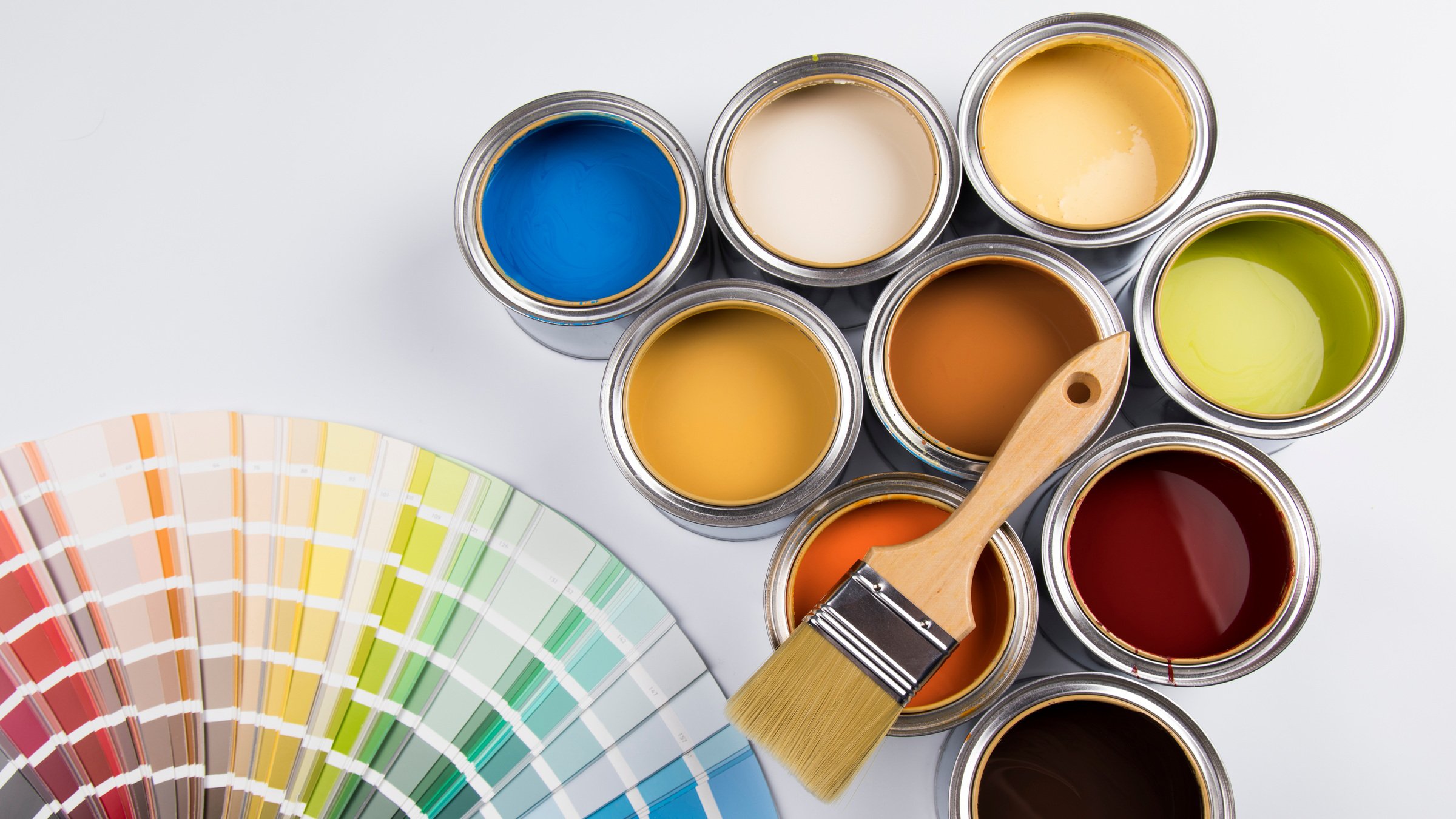 Paint cans color palette