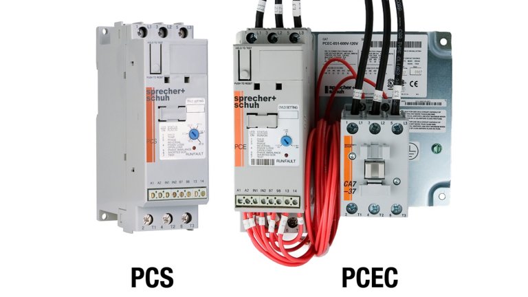 Sprecher & Schuh Series PCS softstarter versus PCEC Hydraulic Elevator Softstarter assembly