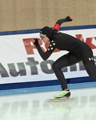 speedskater in pettit national ice center
