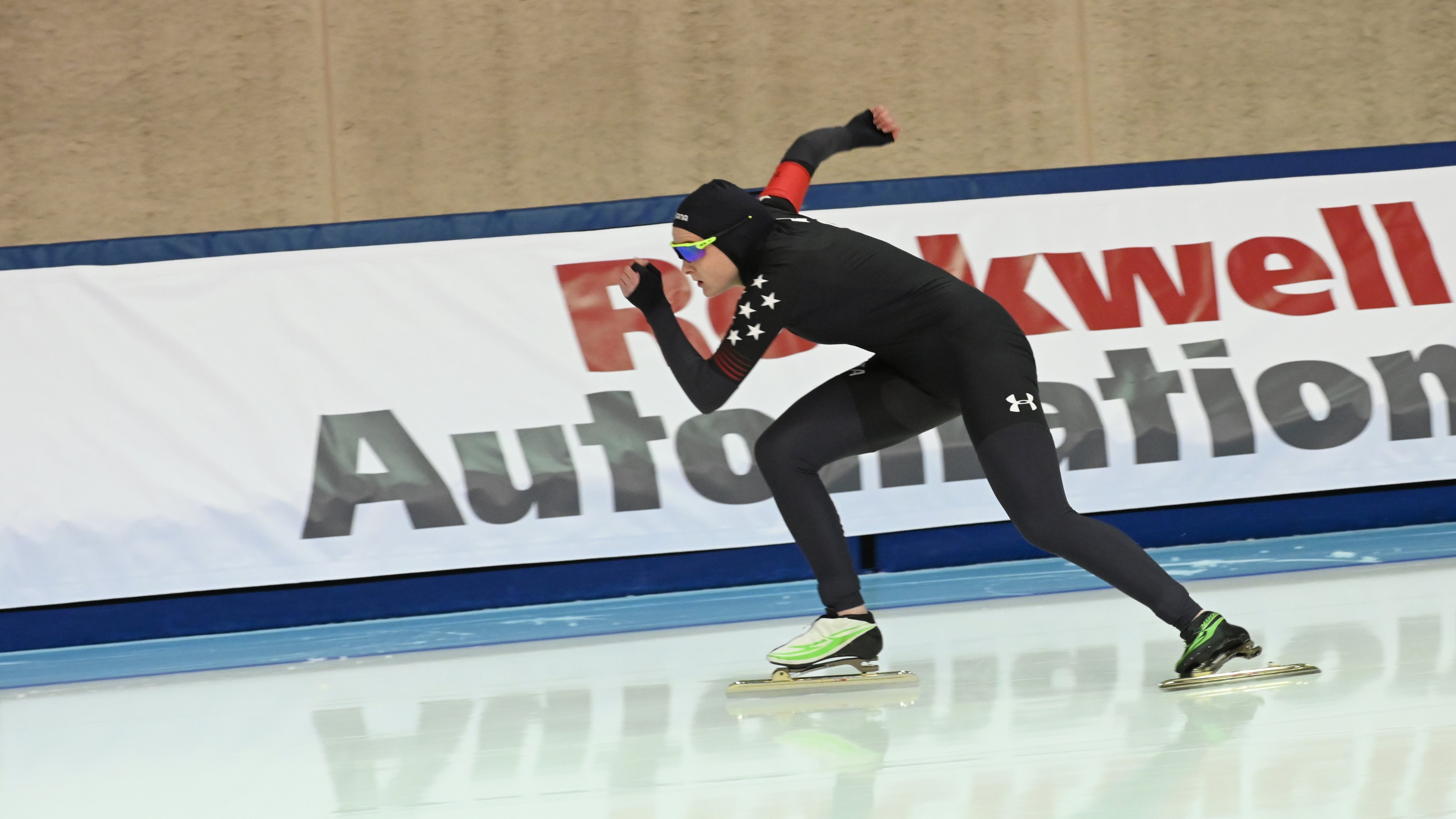 speedskater in pettit national ice center