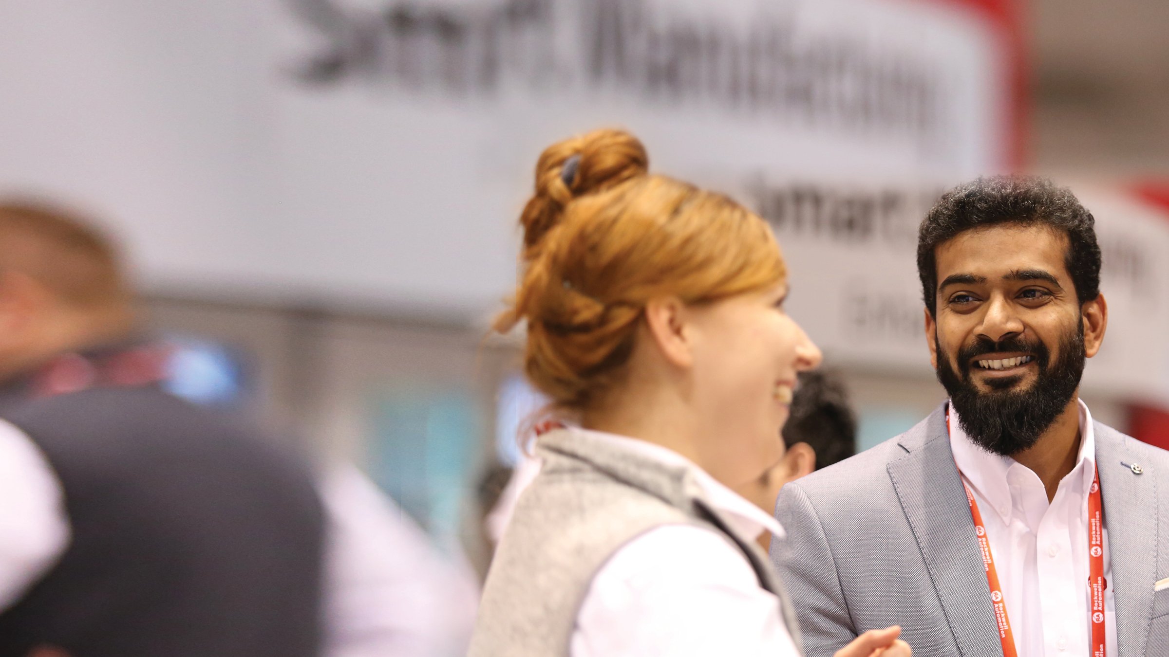 Rockwell Automation on the Move event image of customers interacting