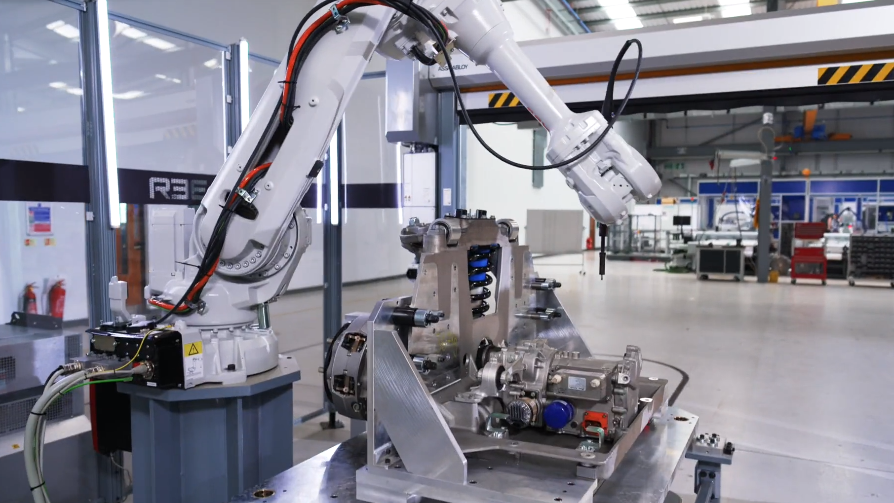 Ree Automotive Customer Facility view of Robotic Arm