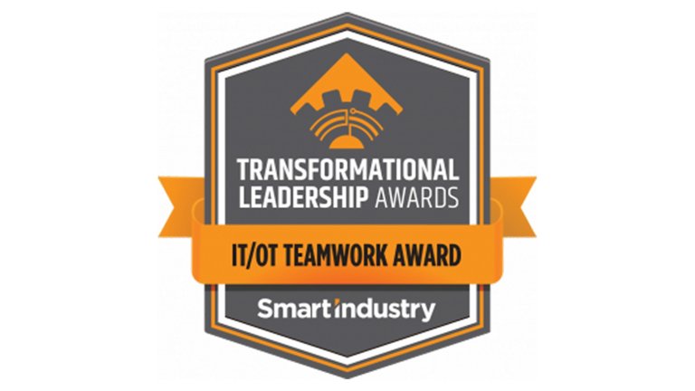 Smart Industry IT/OT Teamwork Award logo Transformational Leadership Awards