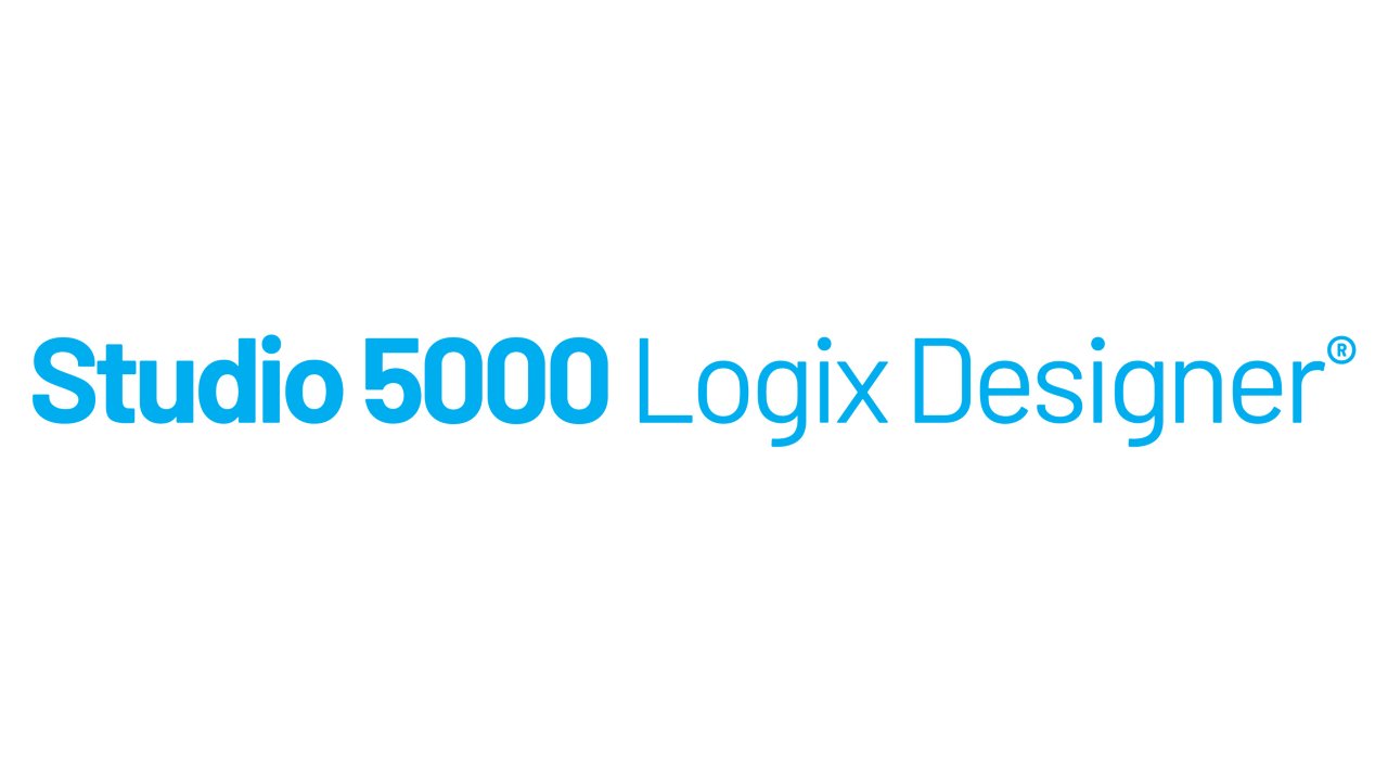 The Studio 5000 Logix Designer software logo in the color cyan.