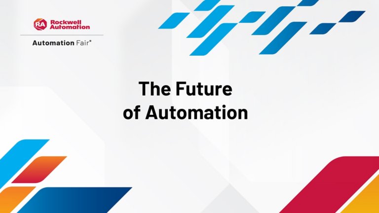 Title card for The Future of Automation video at Automation Fair 2022
