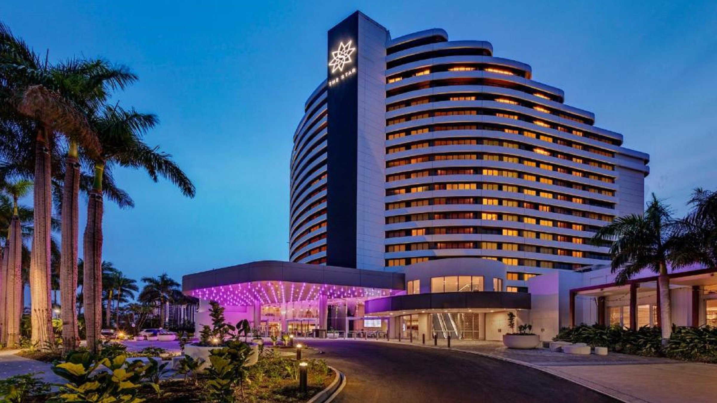 The Star Hotel with night view