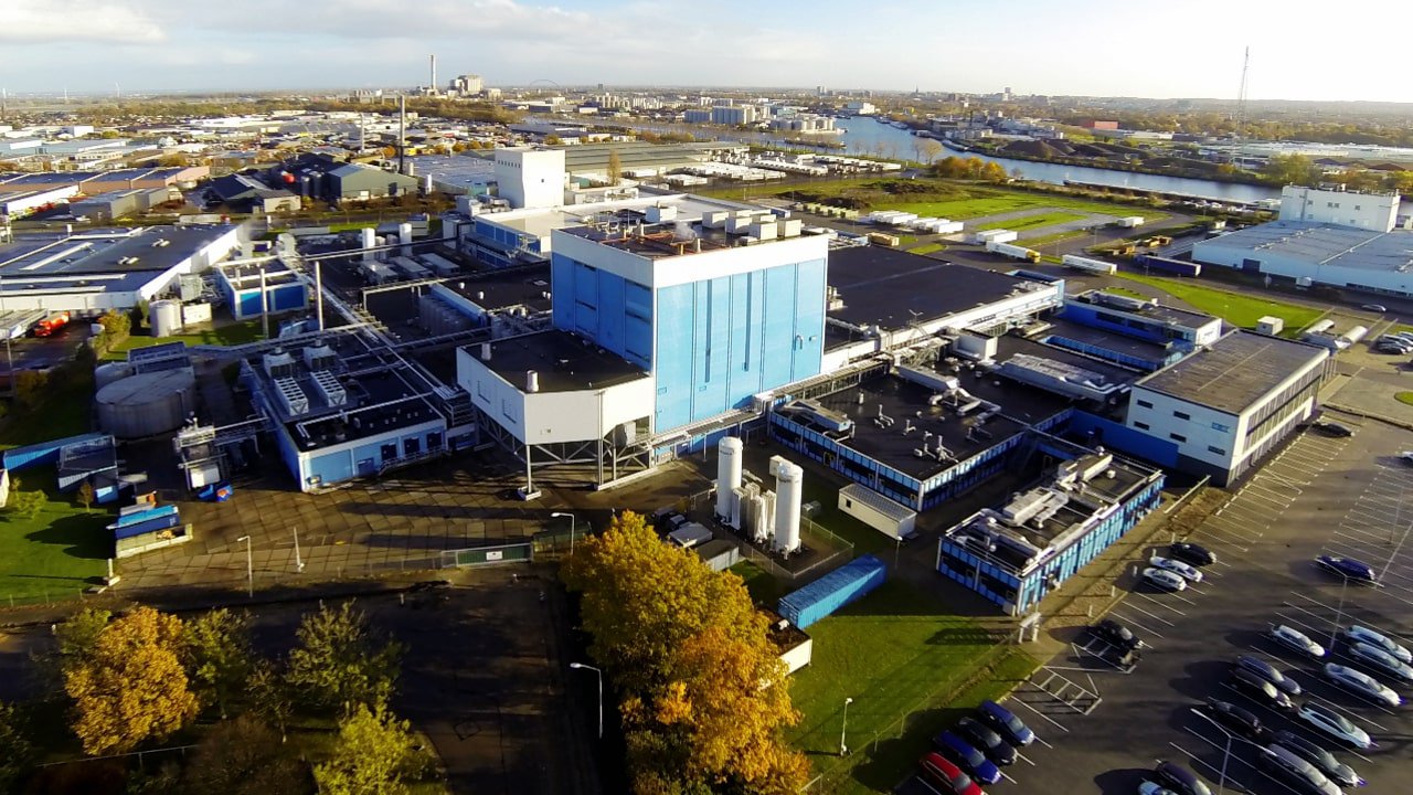 The view on Mead Johnson's Mead Johnson’s plant in Nijmegen, Netherlands