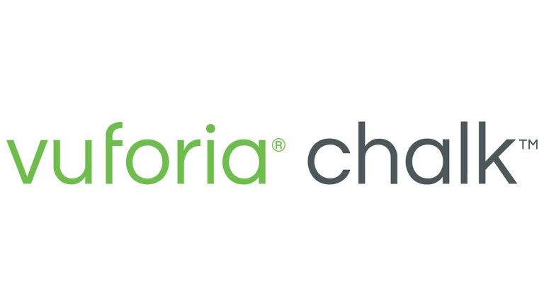 Green and grey PTC Vuforia Chalk logo