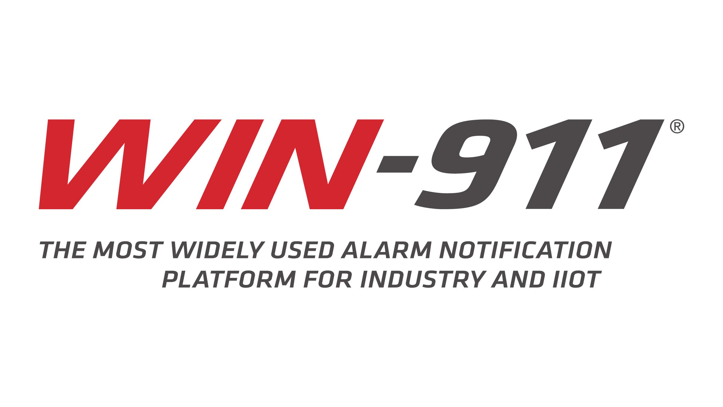 Win-911 with tagline logo