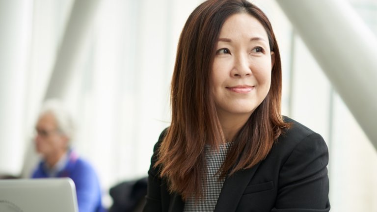 portrait of female Asian business woman