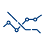 blue metrics icon