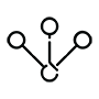 Netzwerkfluss-Symbol