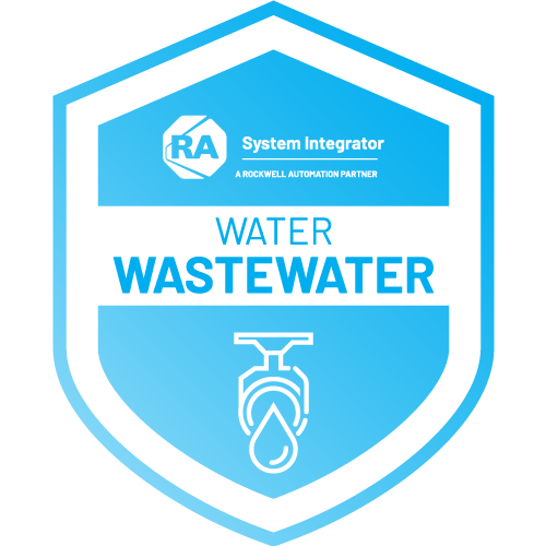 water-wastewater and system integrator blue shield