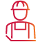 ícone de trabalhador de manutenção