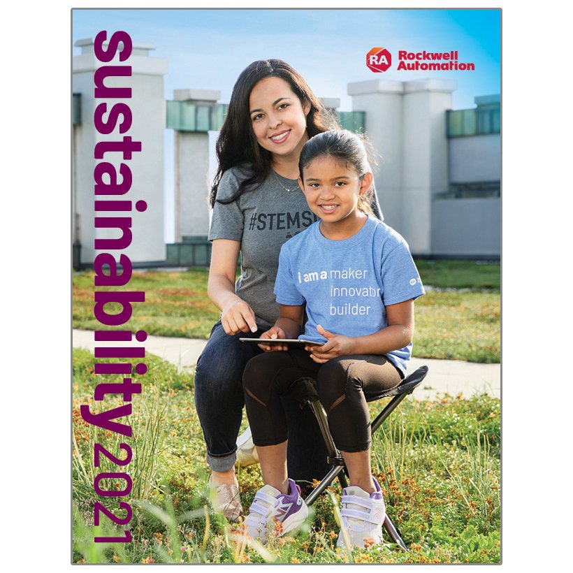 Cover of Rockwell Automation 2021 Sustainability Report