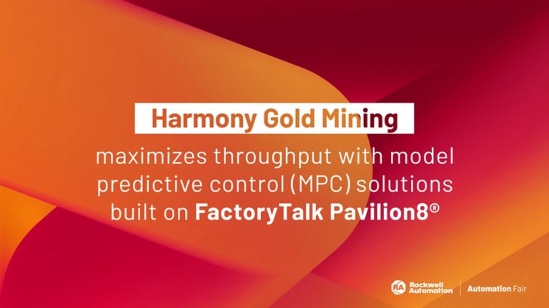 Harmony Gold Mining maximizes throughput with model predictive control (MPC) solutions built on FactoryTalk Pavillion8