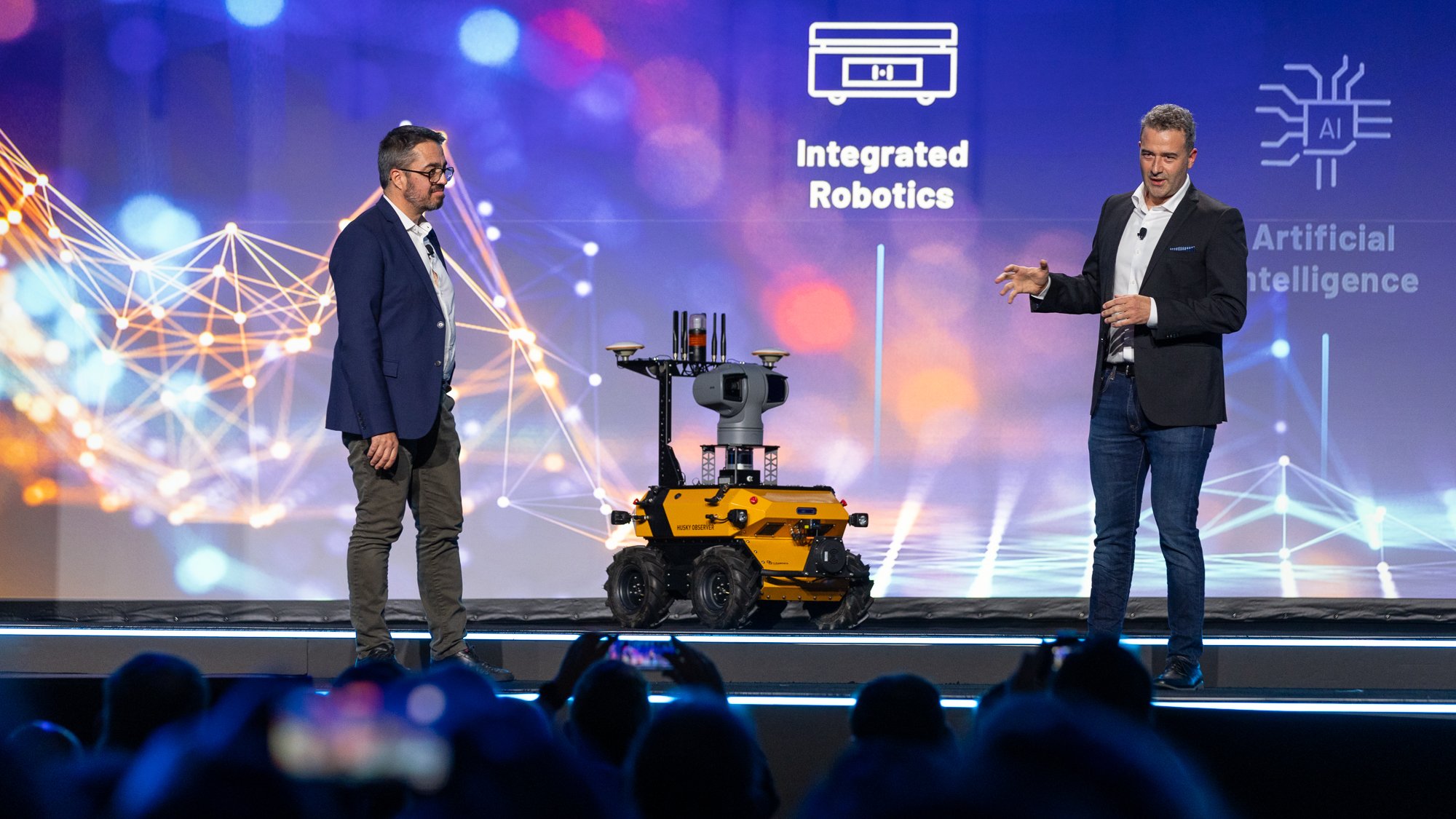 Automation Fair 2024 Keynotes CTO Cyril Perducat and CEO of OTTO and Clearpath Robotics Matt Rendall