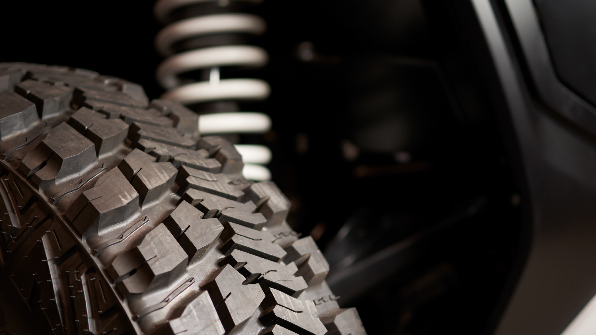 Close-up of a car wheel